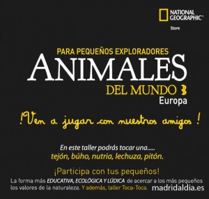 Taller para niños con animales
