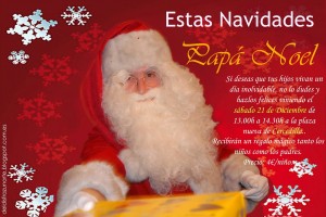 papá noel y cuentacuentos
